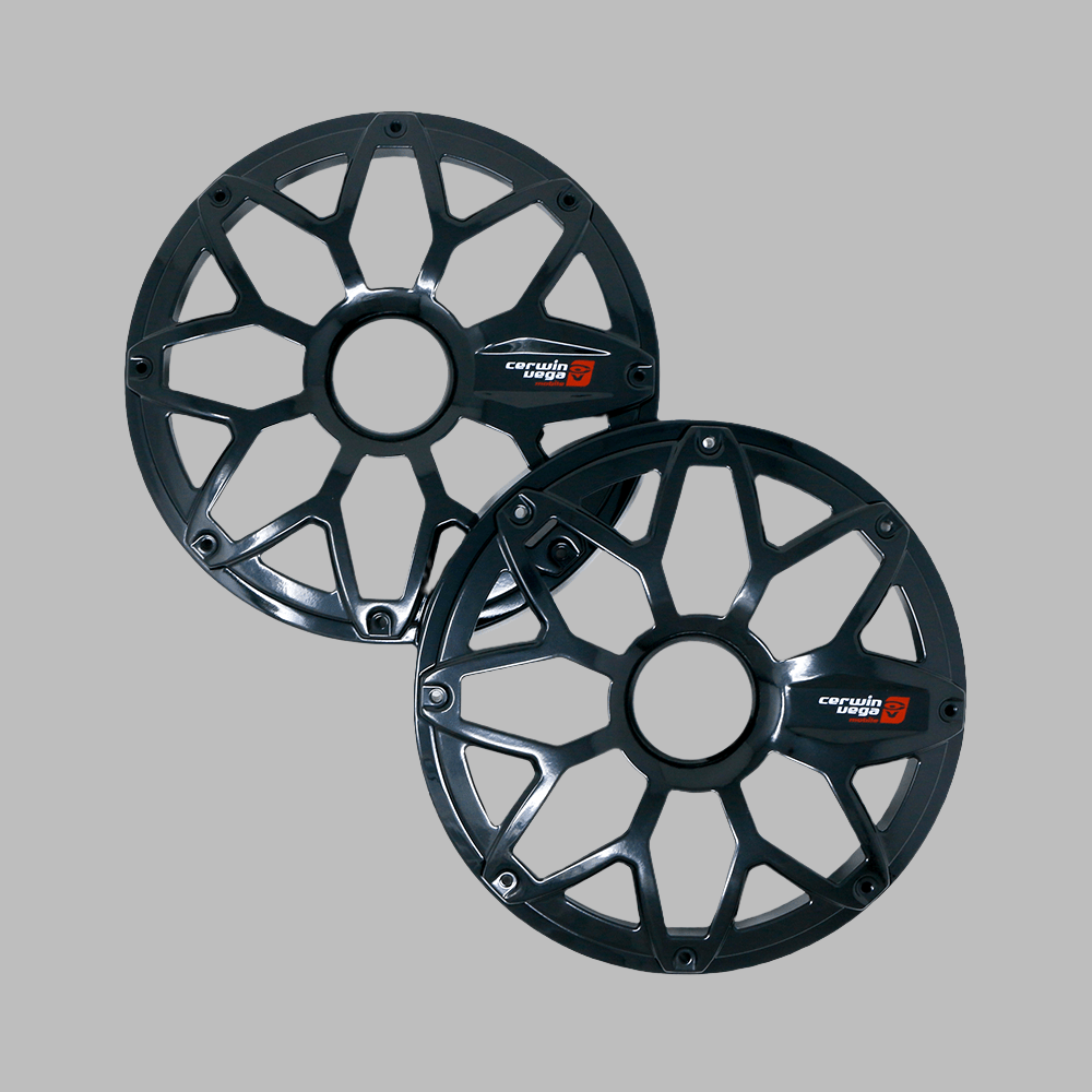 RPM Stroker 6.5" Flush Mount Speaker Grill, Steel With Powder Coating, Pair - Cerwin Vega